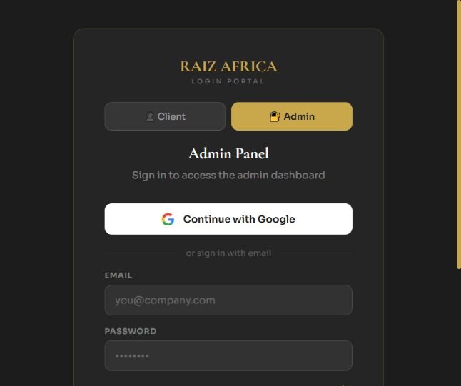 Étape 1 — choisir Admin puis saisir ses identifiants personnels